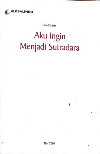 Image of AKU INGIN MENJADI SUTRADARA